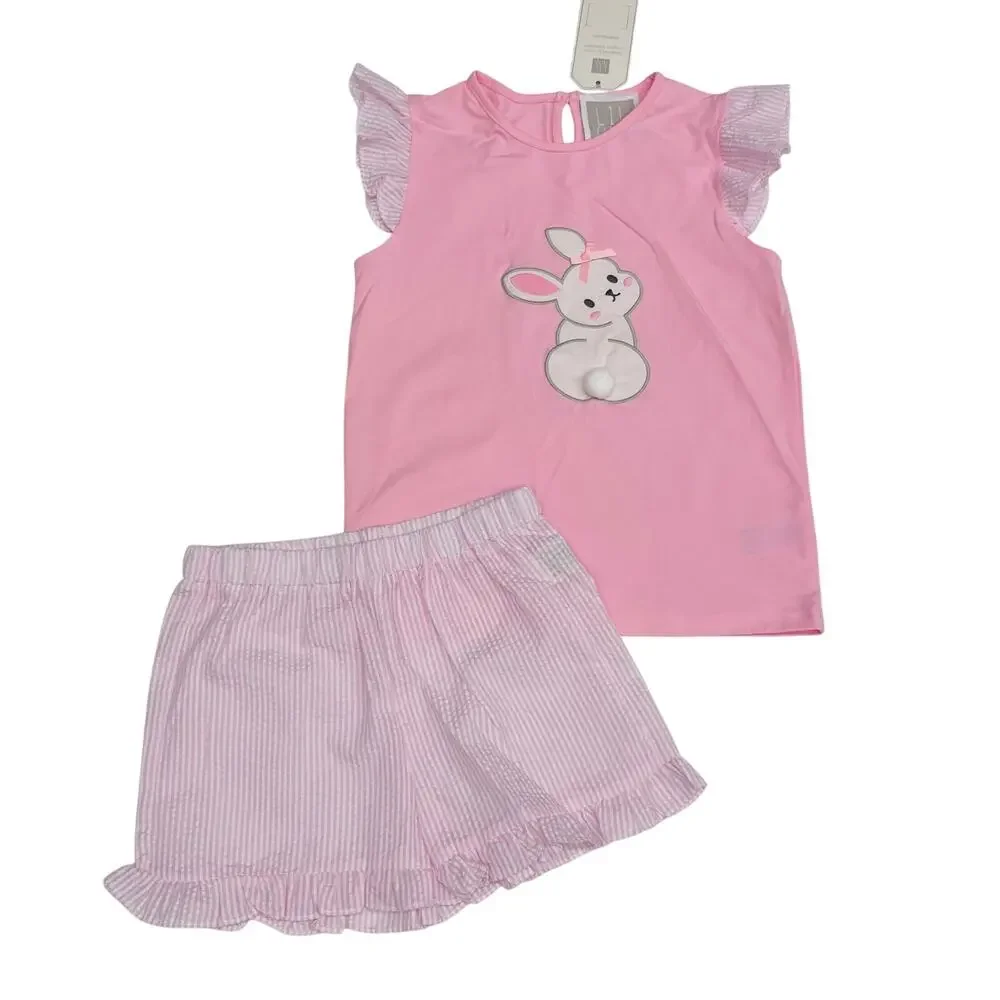 NWT Lil Cactus 3T Bunny Shorts Set